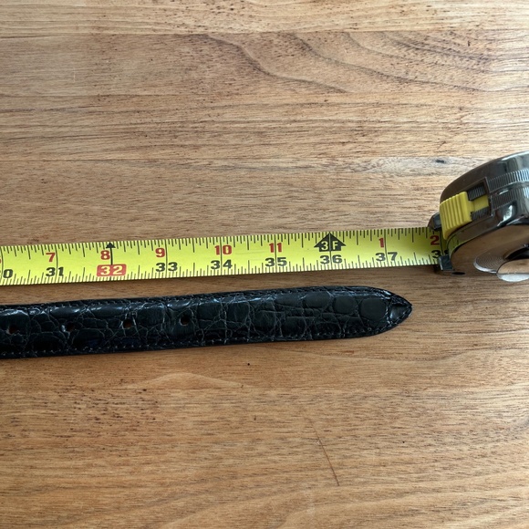 Luxury Exotic Alligator Belt by J.W. Cooper – Sterling Silver Buckle (30) - Picture 6 of 6